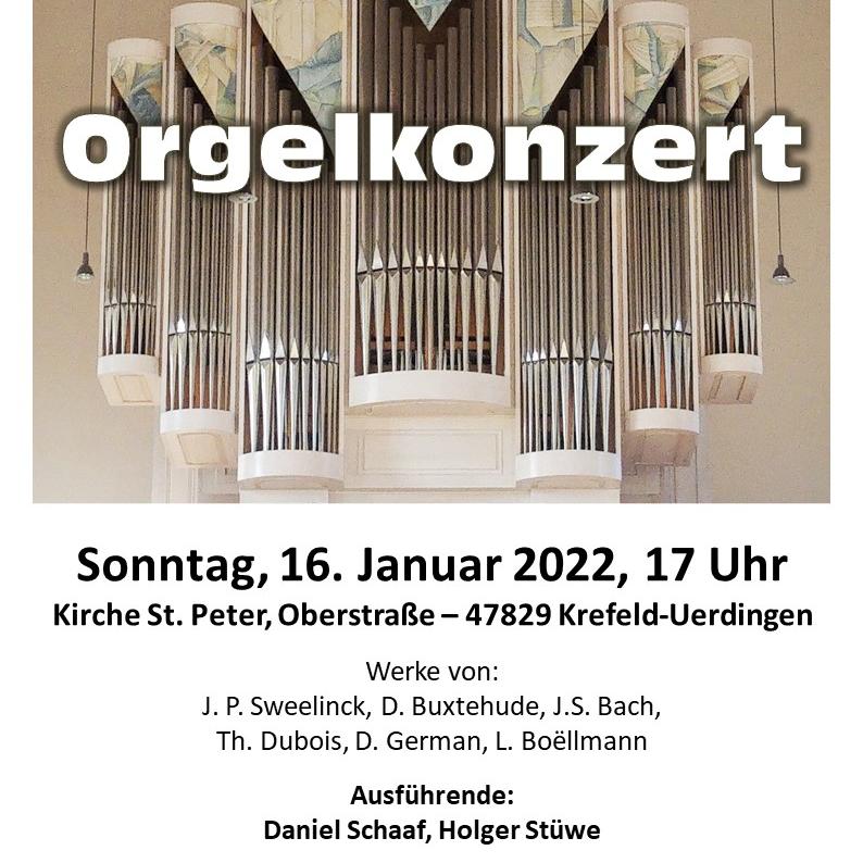 Orgelkonzert Peter 16012022 (c) St. Nikolaus
