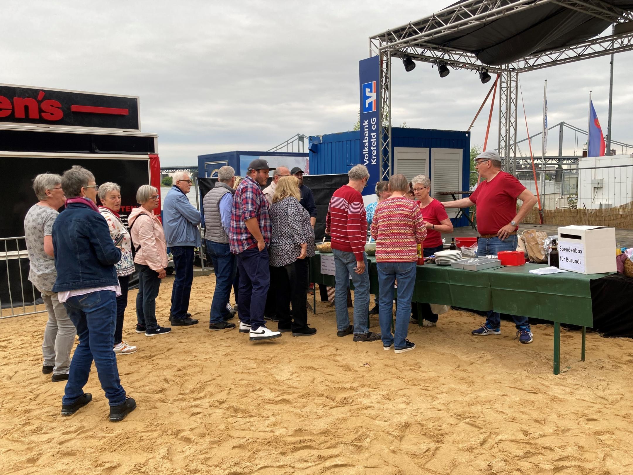 Grillen für Burundi