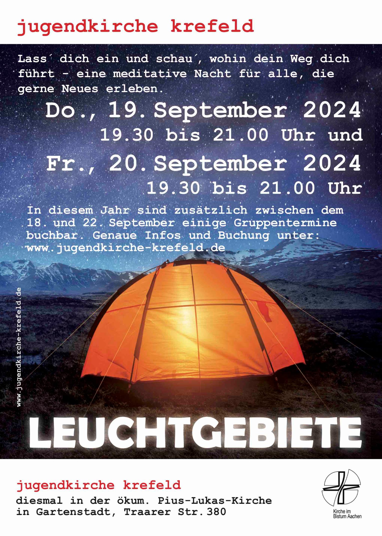 Leuchtgebiete 2024 (c) Jugendkirche Krefeld