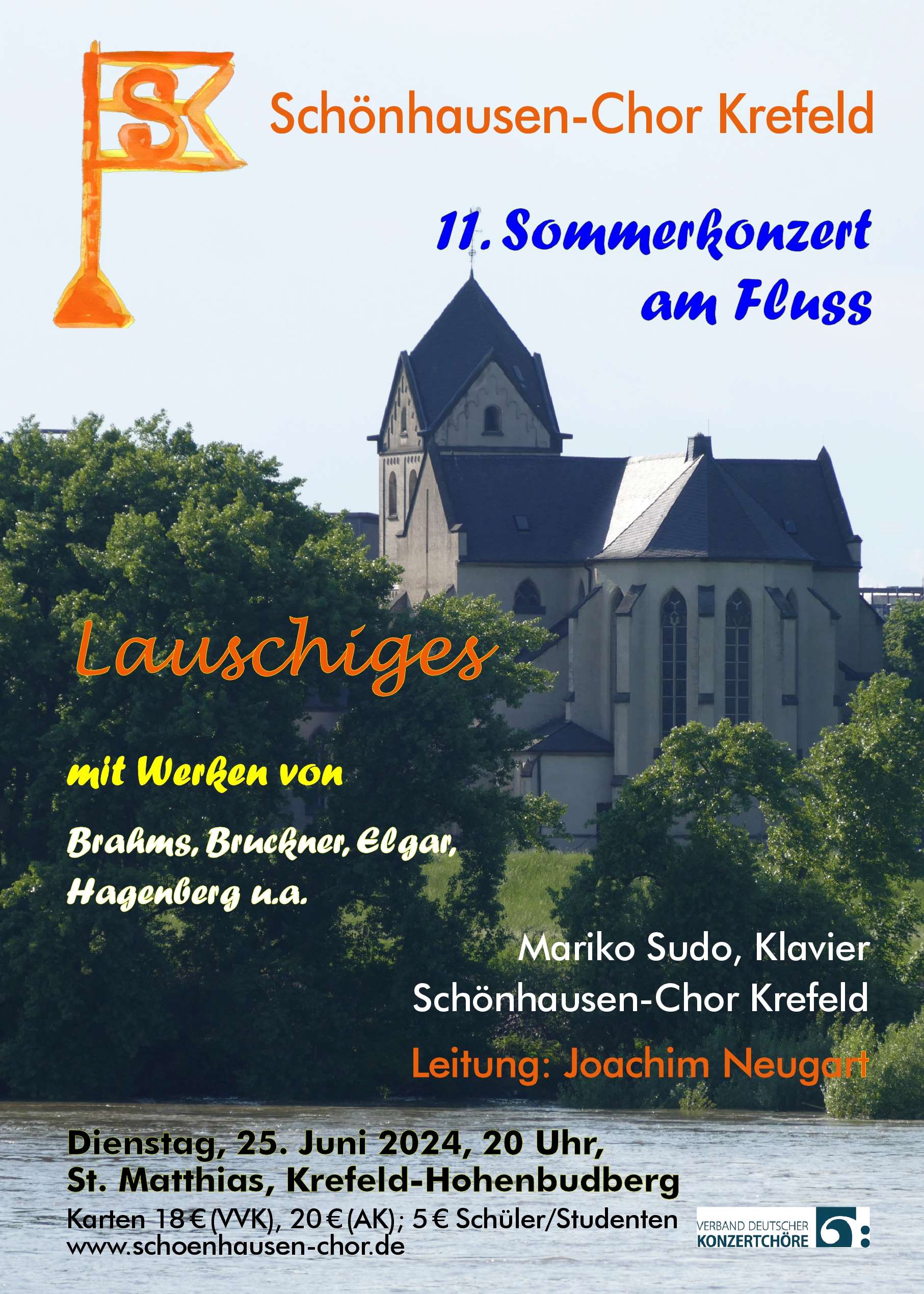 Sommerkonzert 2024 (c) Schönhausen-Chor Krefeld