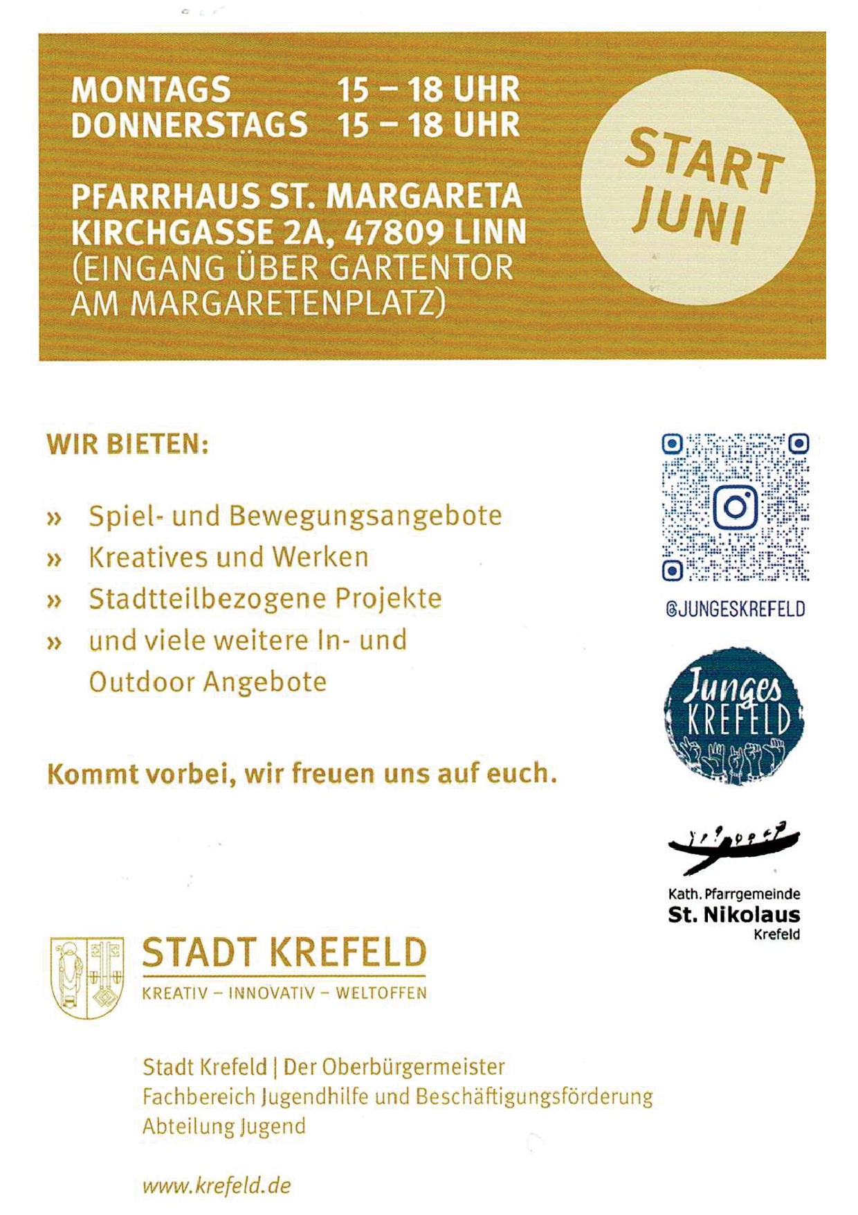 Spielangebot Stadt KR (c) www.jungeskrefeld.de