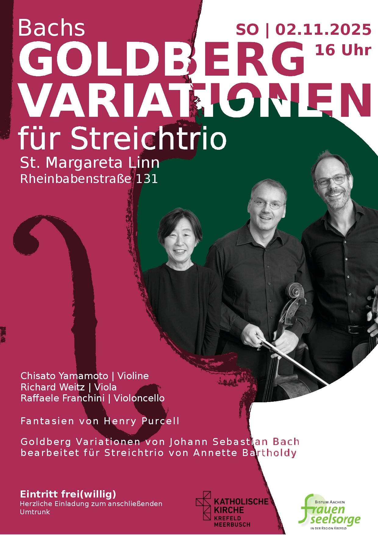 2.11.2025 Konzert Goldberg-Variationen (c) Kath. Kirche Krefeld Meerbusch