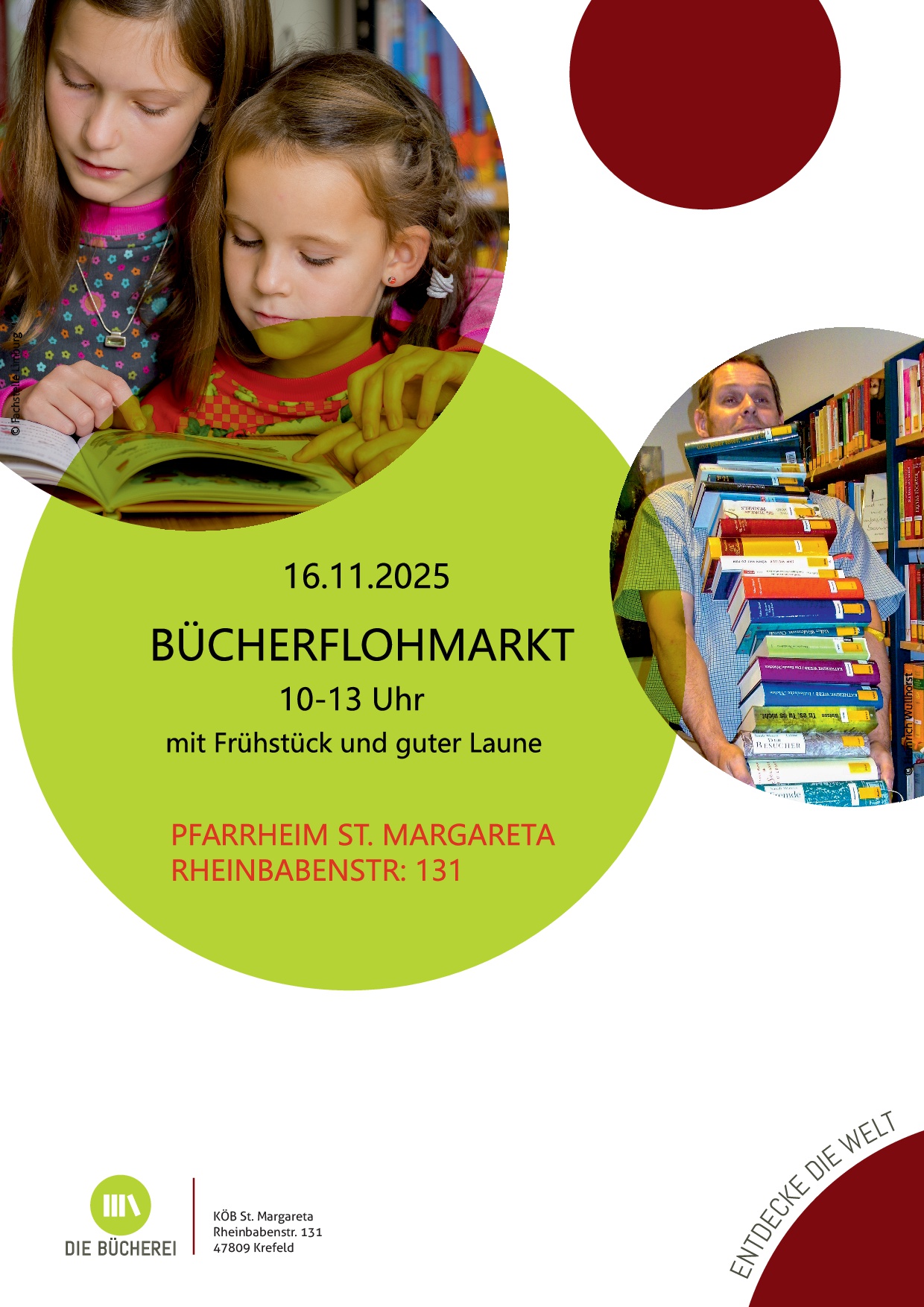 Bücherflohmarkt 16.11.25