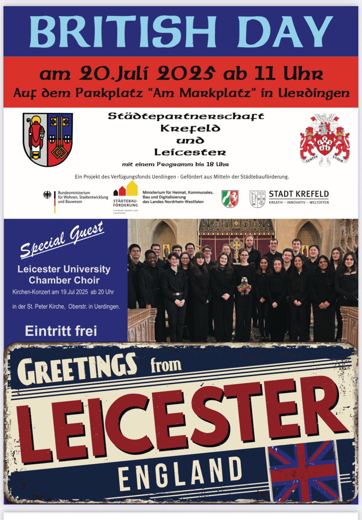Chor Leicester (c) Uerdinger Highlander