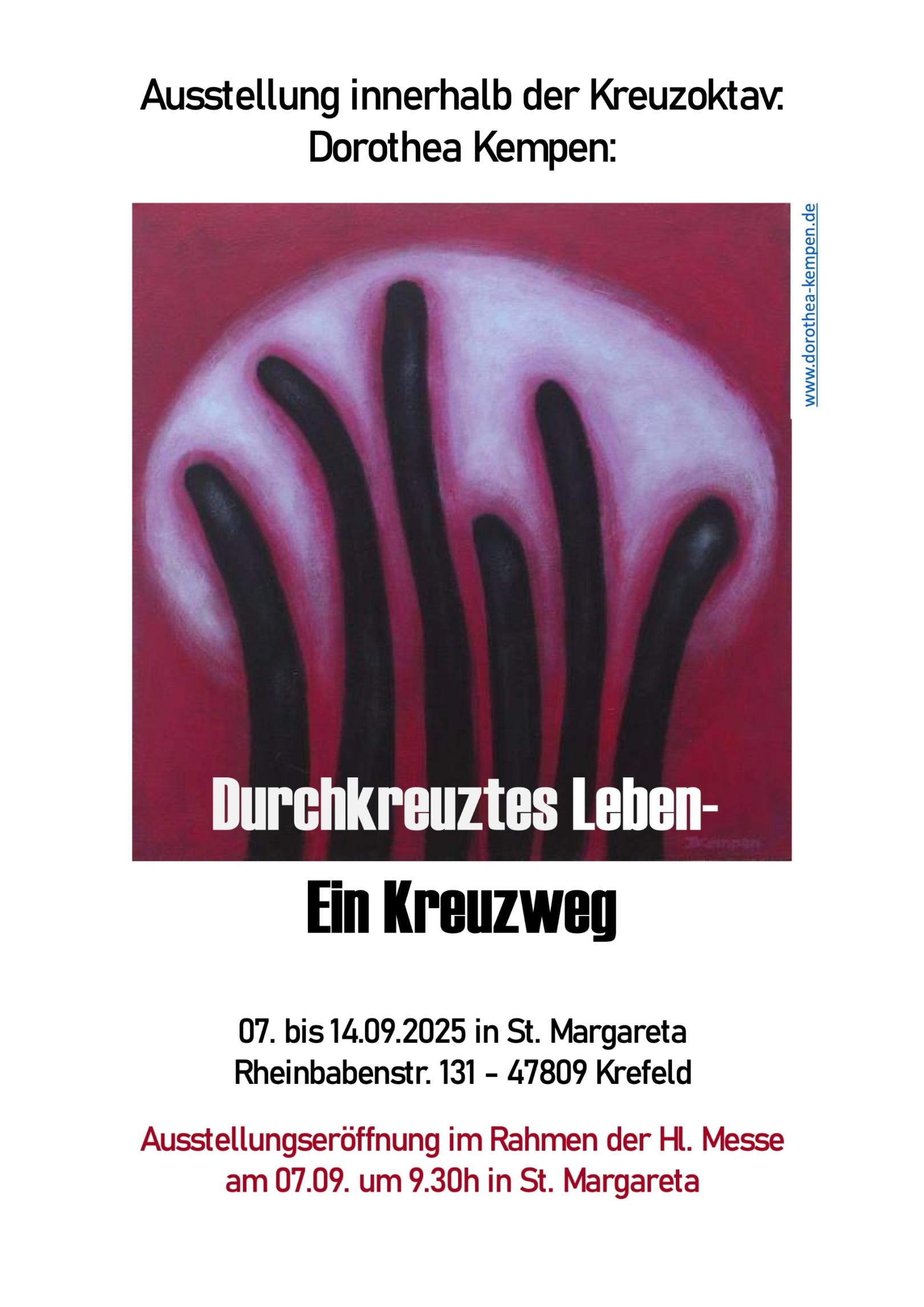 Kreuzweg innerhalb der Kreuzoktav Krefeld 2025 (c) Dorothea Kempen