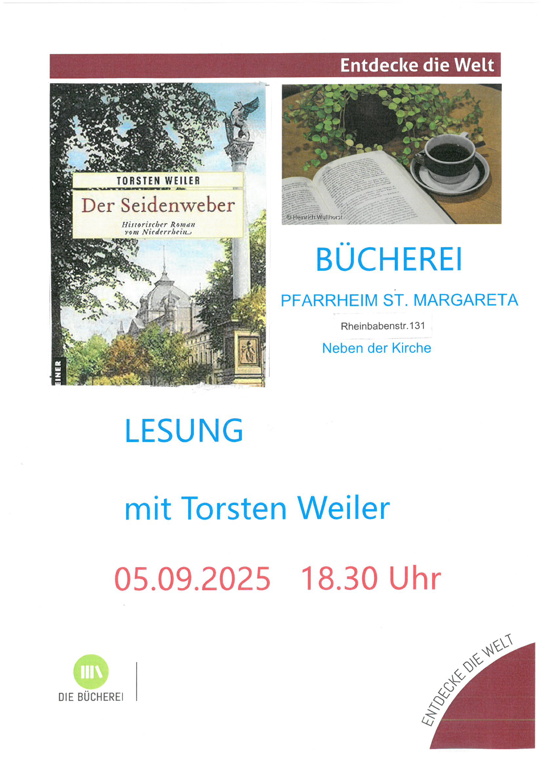 Lesung Torsten Weiler - Der Seidenweber