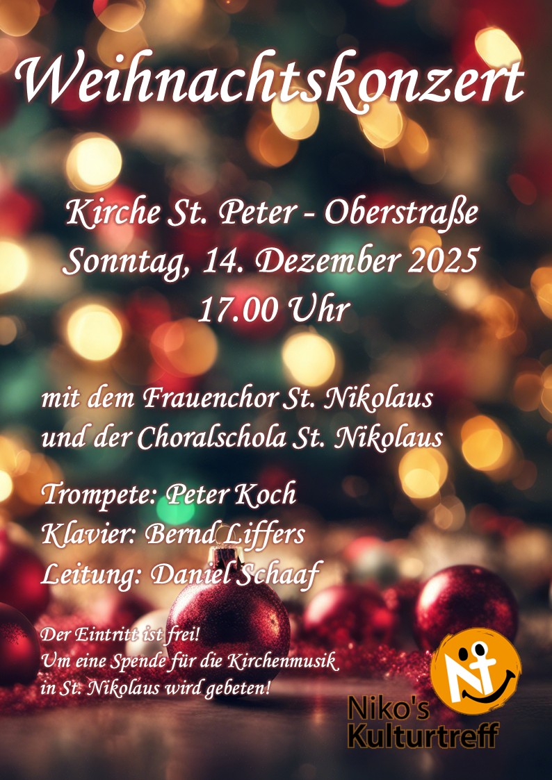 Weihnachtskonzert St. Peter 2025