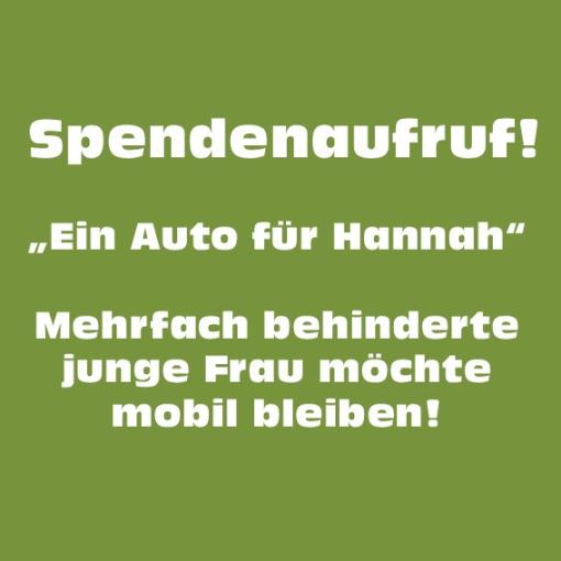 Ein Auto für Hannah