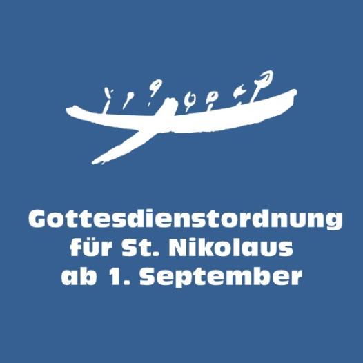 Neue Gottesdienstordnung ab 1. September